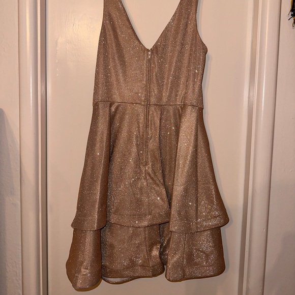 Teeze Me Dresses Gold Sparkly Dress Poshmark